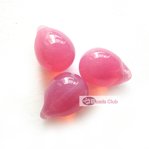 물방울(10*14mm)-rose opal*大(4개)