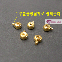 고정볼(특수)-금도금(3mm/2개)